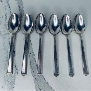 6 1847 Rogers Bros Anniversary 1923 Teaspoons